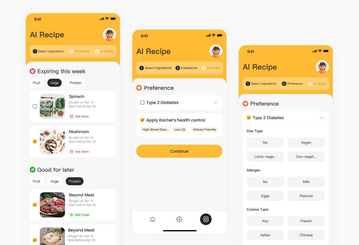 Complete authentication flow with secure login and registration